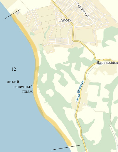 Пляжи в Анапе. Дикие пляжи п. Су-Псех и Варваровка в Анапе. Все пляжиАнапы. Карта пляжей Анапы.